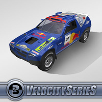 3D Model Download - Race Car - 2007 VW Dakar